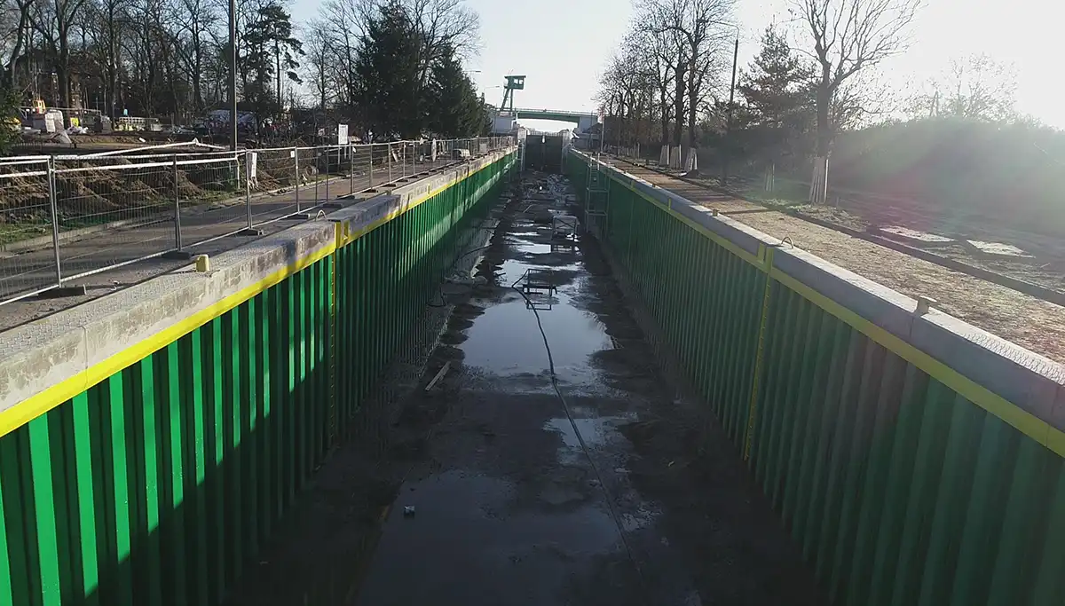 Przebudowa stopnia wodnego w Przegalinie