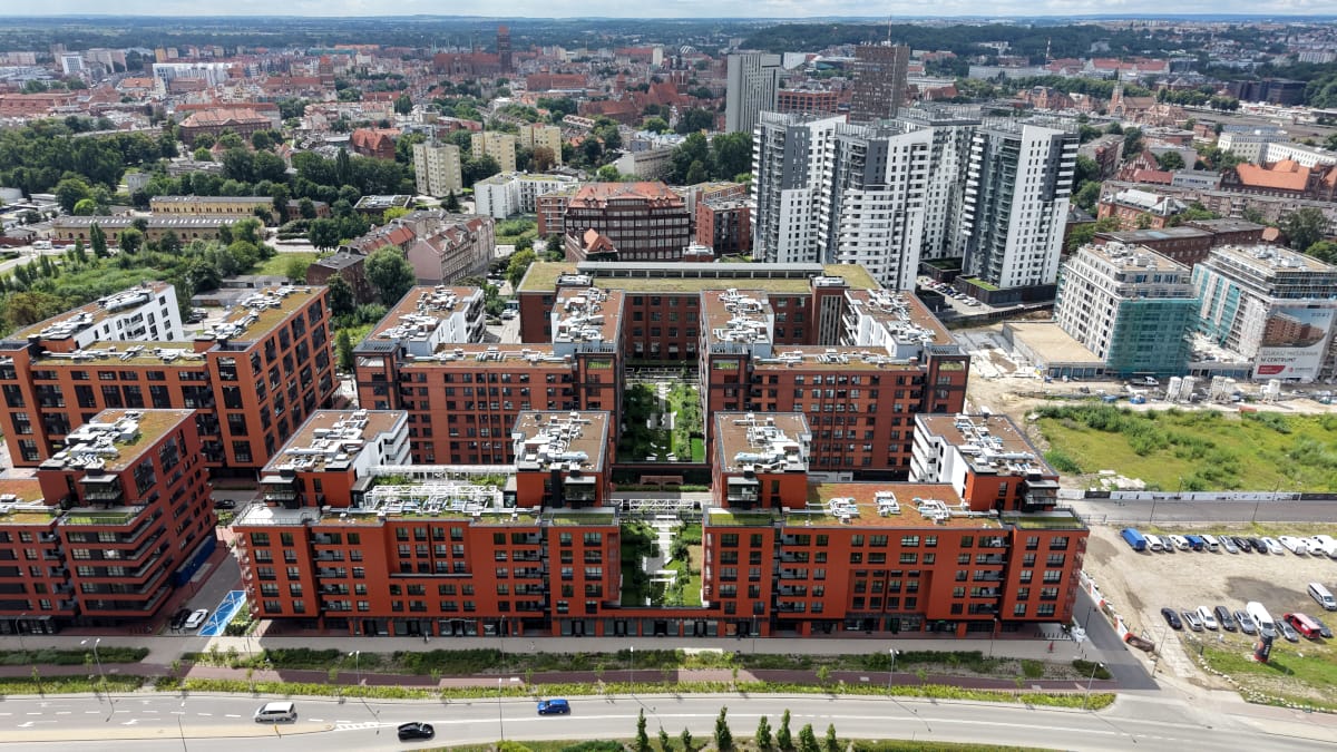 Obsługa geodezyjna stanu surowego osiedla Doki Gdańsk